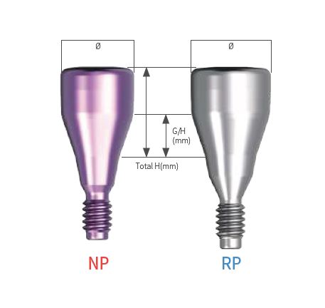 Healing abutment RP